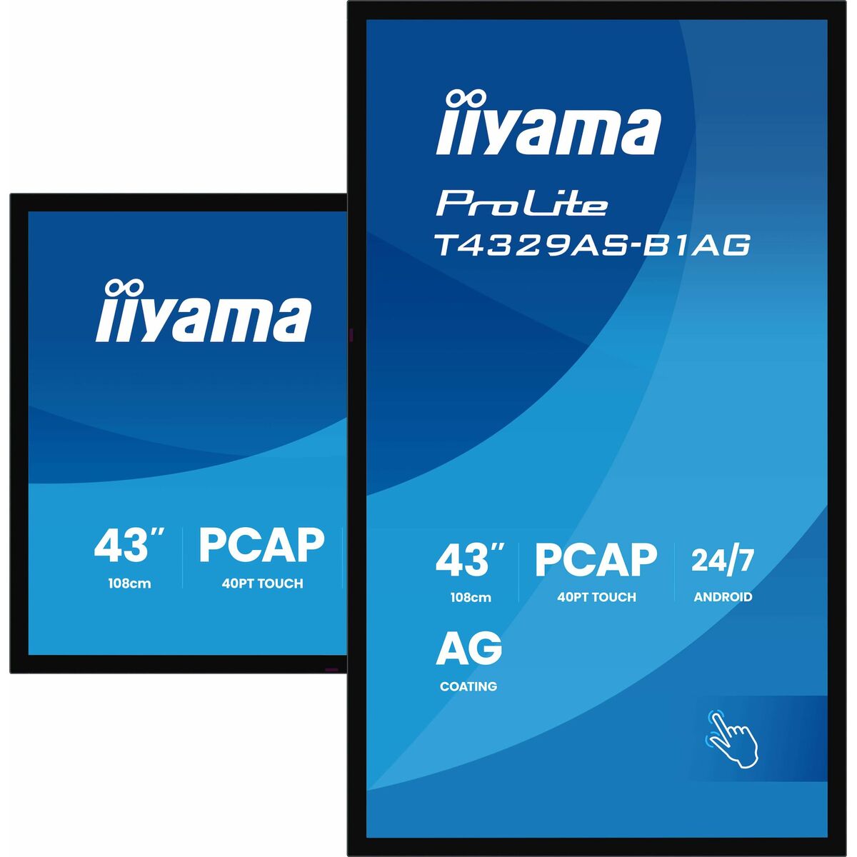 Afbeeldingen van Non-slip Mat Iiyama T4329AS-B1AG Black