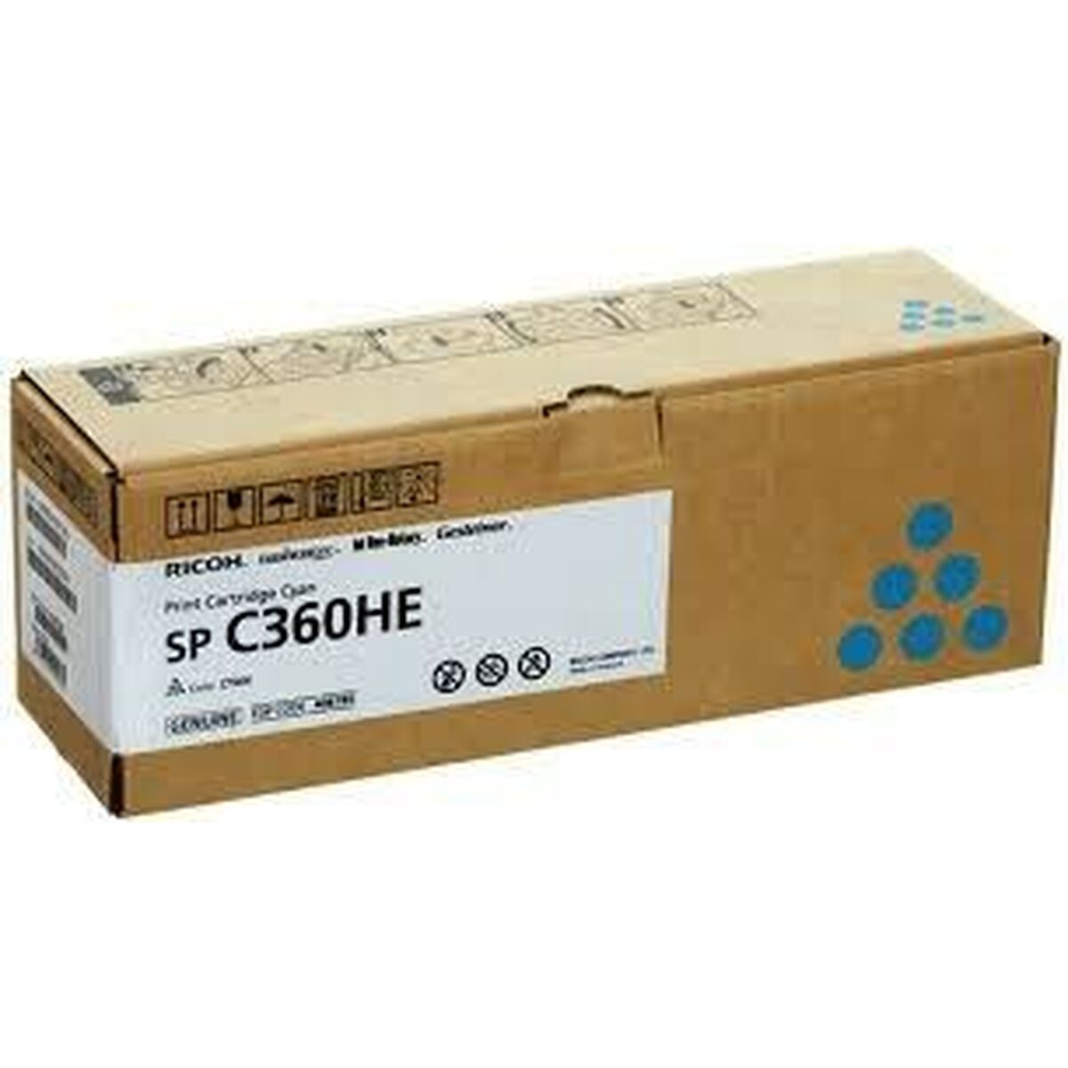 Picture of Original Toner Ricoh 408185 Blue