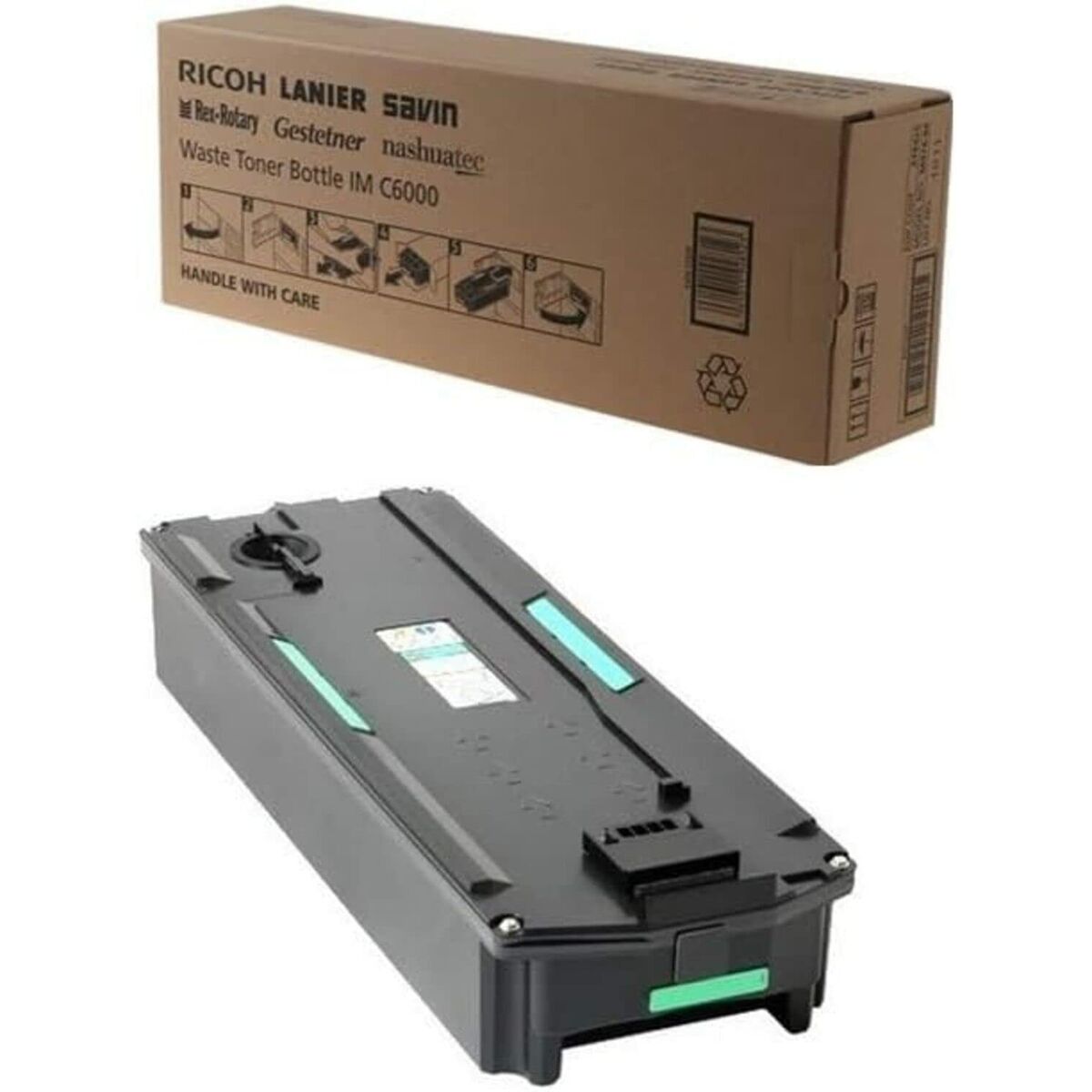 Picture of Toner Ricoh 418425 Black Transparent