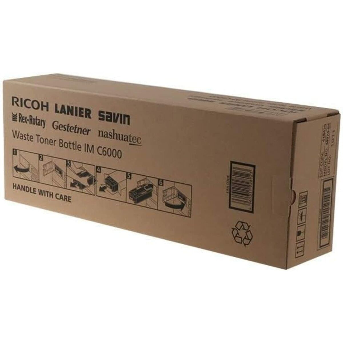 Picture of Toner Ricoh 418425 Black Transparent