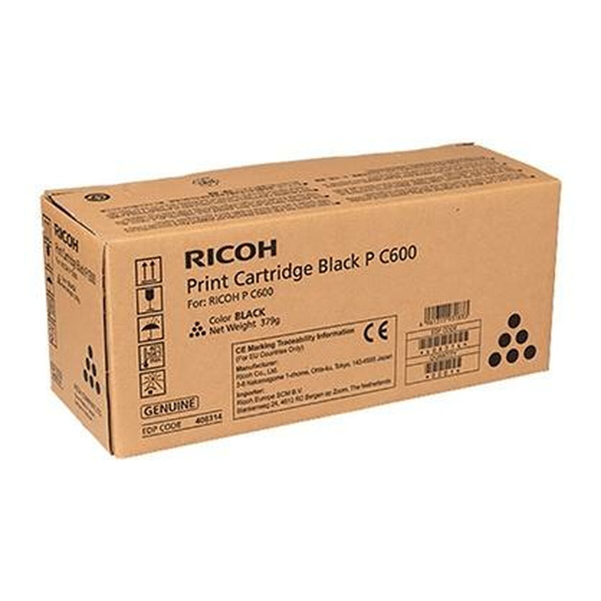 Picture of Toner Ricoh 408314 Black
