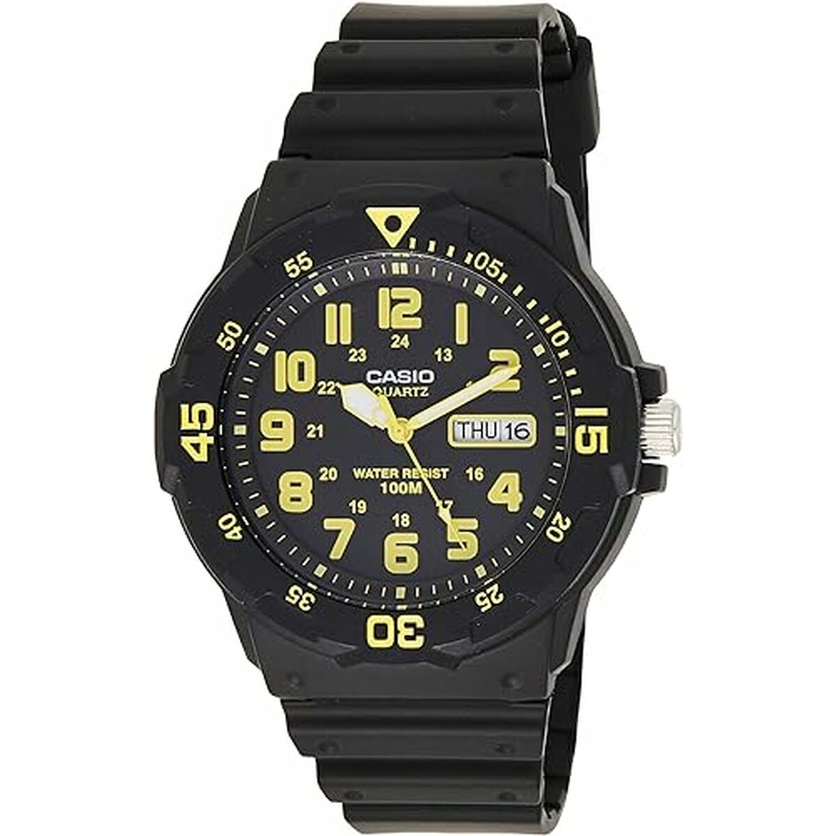 Ανδρικά Ρολόγια Casio DIVER 100M Κίτρινο Μαύρο (Ø 44,5 mm)