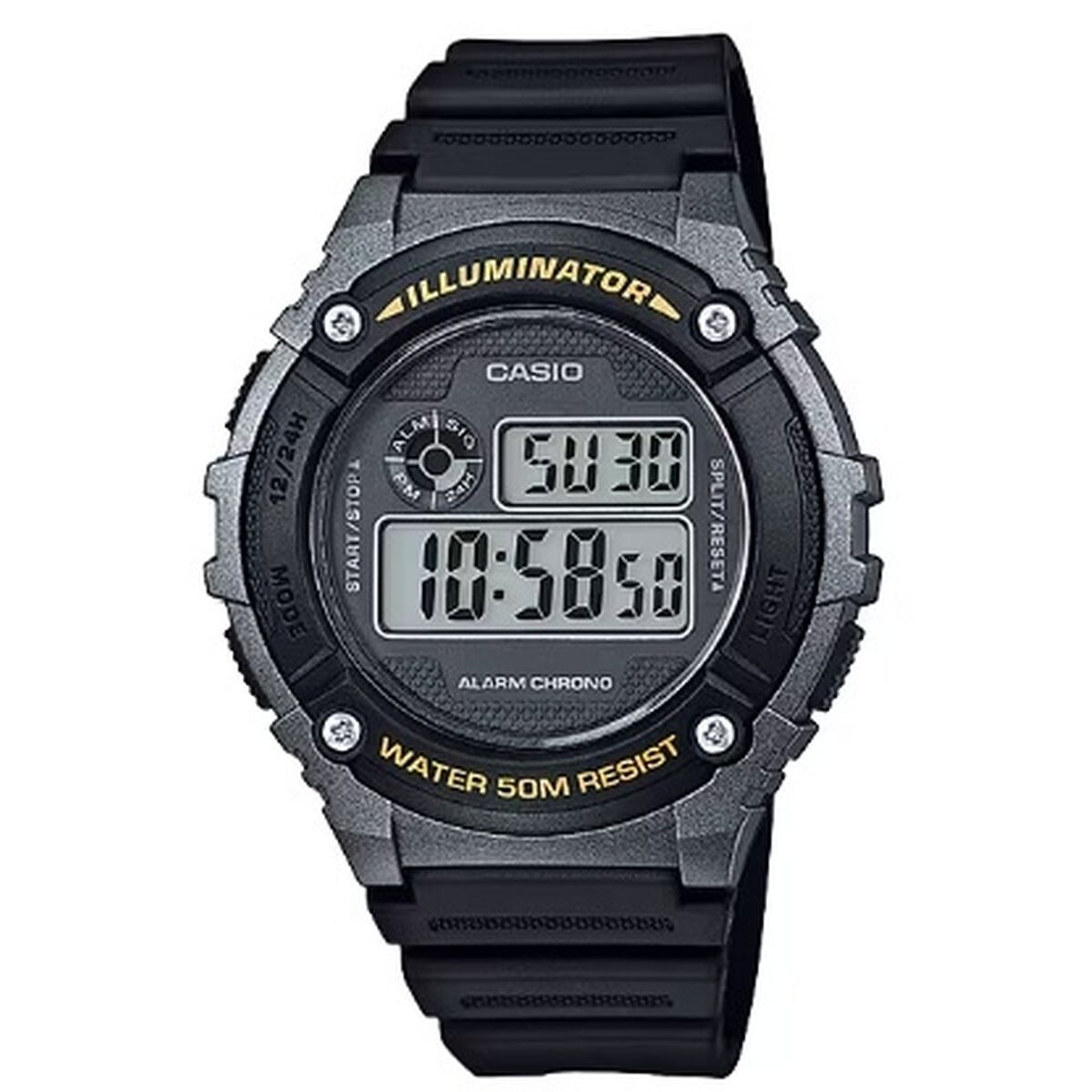 Horloge Heren Casio ILLUMINATOR BLACK (Ø 43,5 mm)