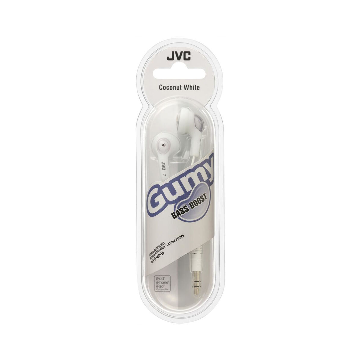 Obrazek Headphones JVC HA-F160-W-E White