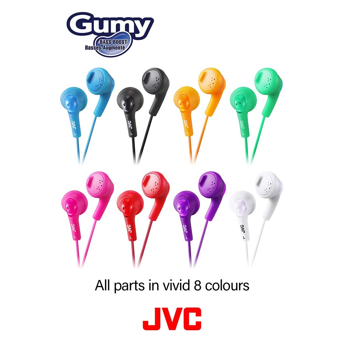 Obrazek Headphones JVC HA-F160-W-E White