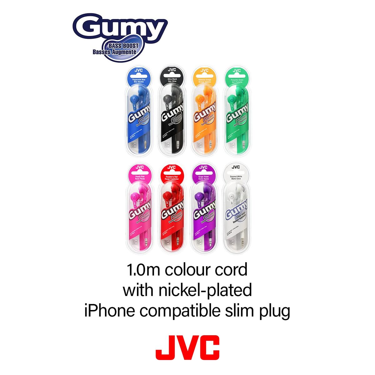 Headphones JVC HA-F160-W-E White