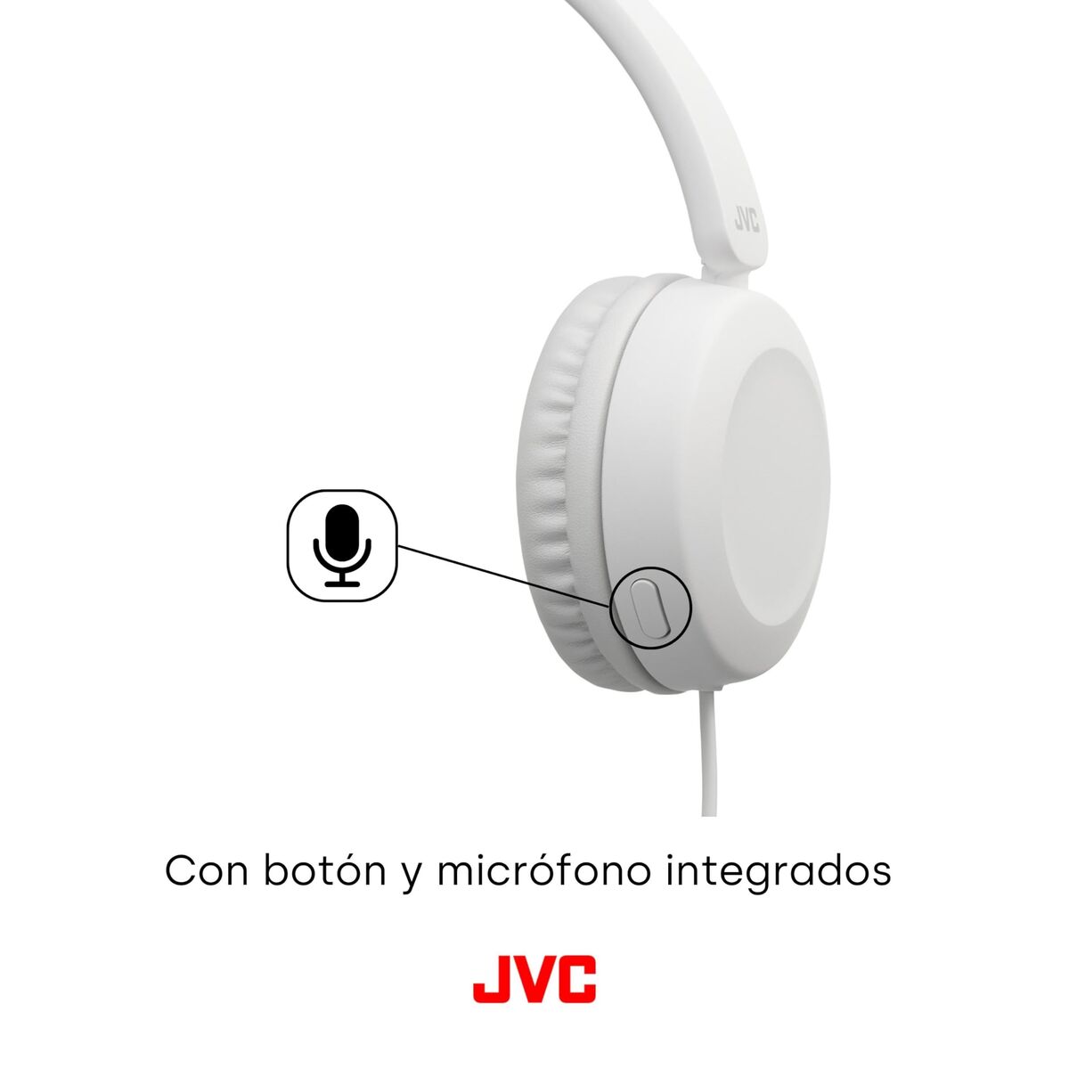 Picture of Headphones with Microphone JVC HA-S31M-W White