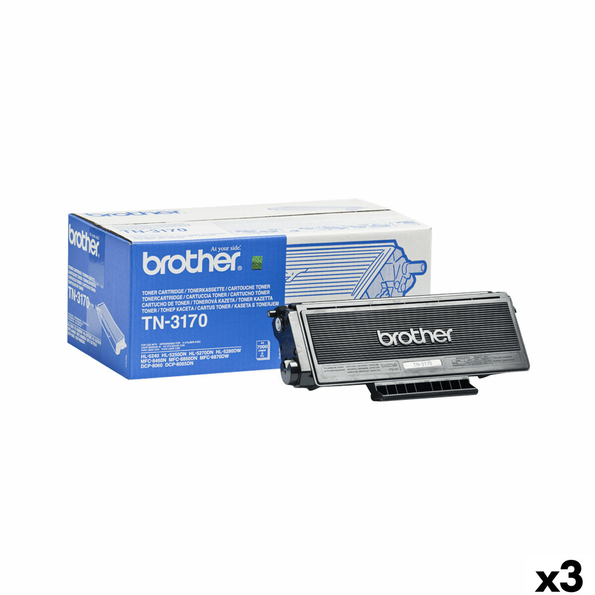 Picture of Toner Brother TN3170 Black (3 Units)