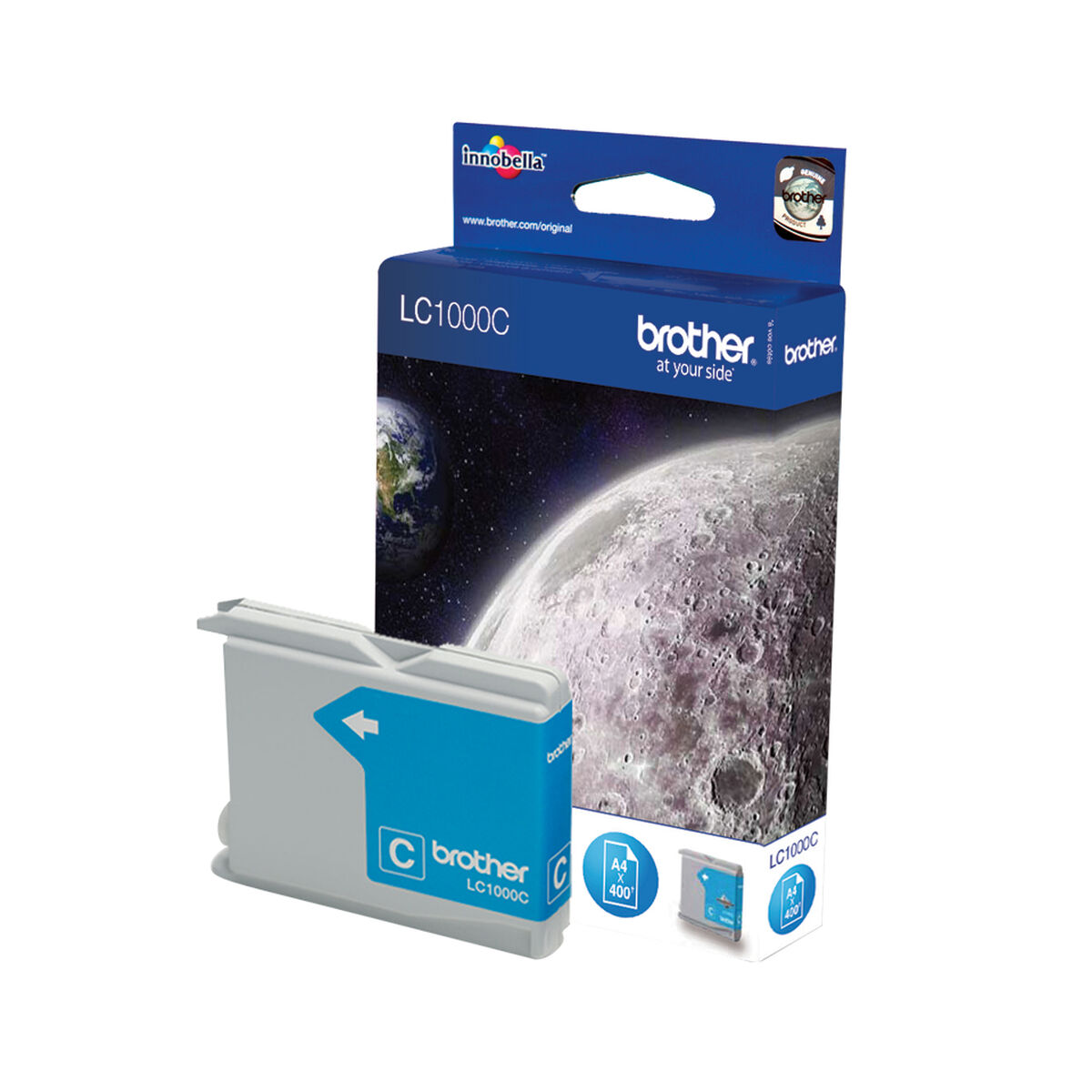 Afbeeldingen van Original Ink Cartridge Brother LC1000C Blue Cyan