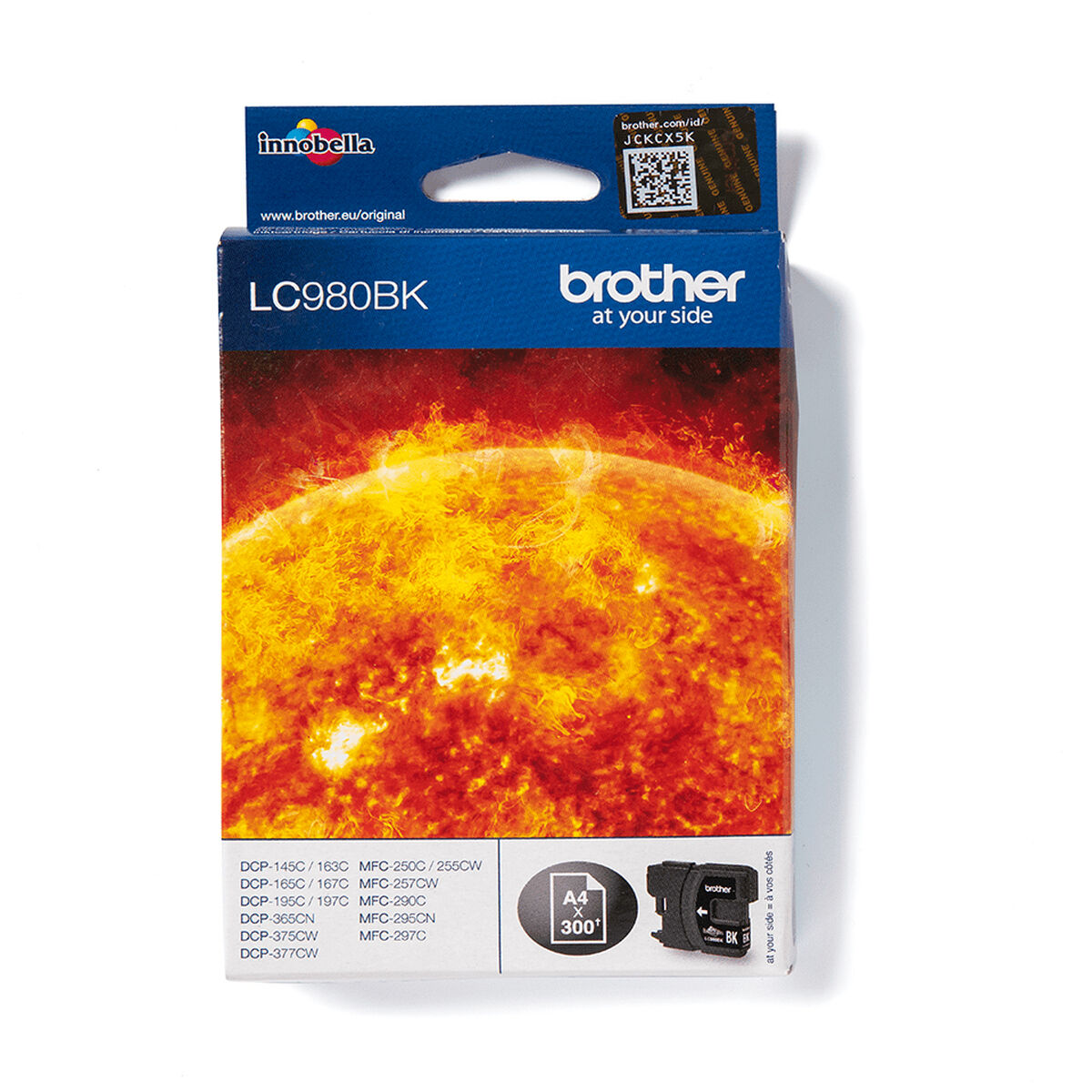 Afbeeldingen van Original Ink Cartridge Brother LC-980BK Black (1 Unit)