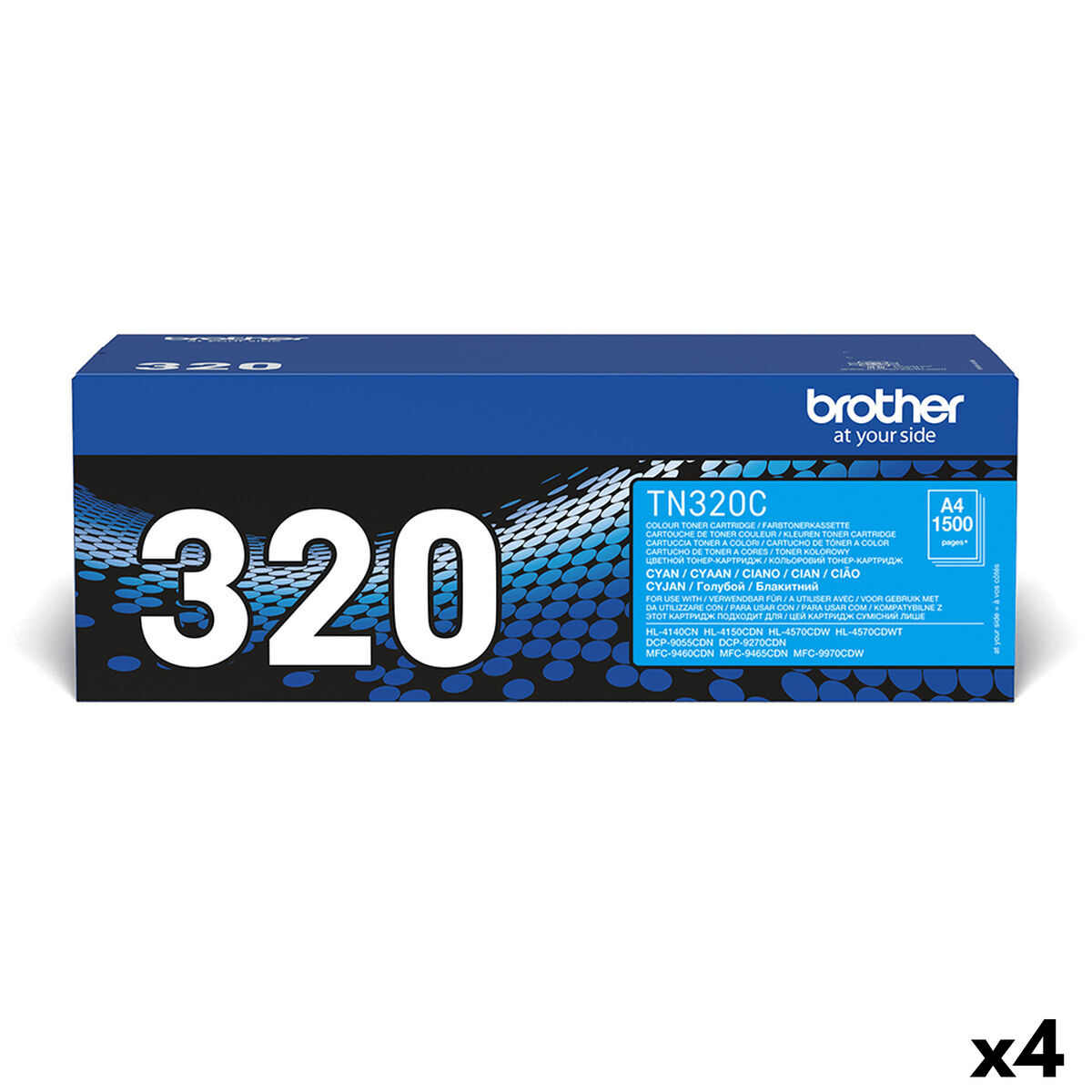 Imagen de Toner Brother TN320C Cyan (4 Units)