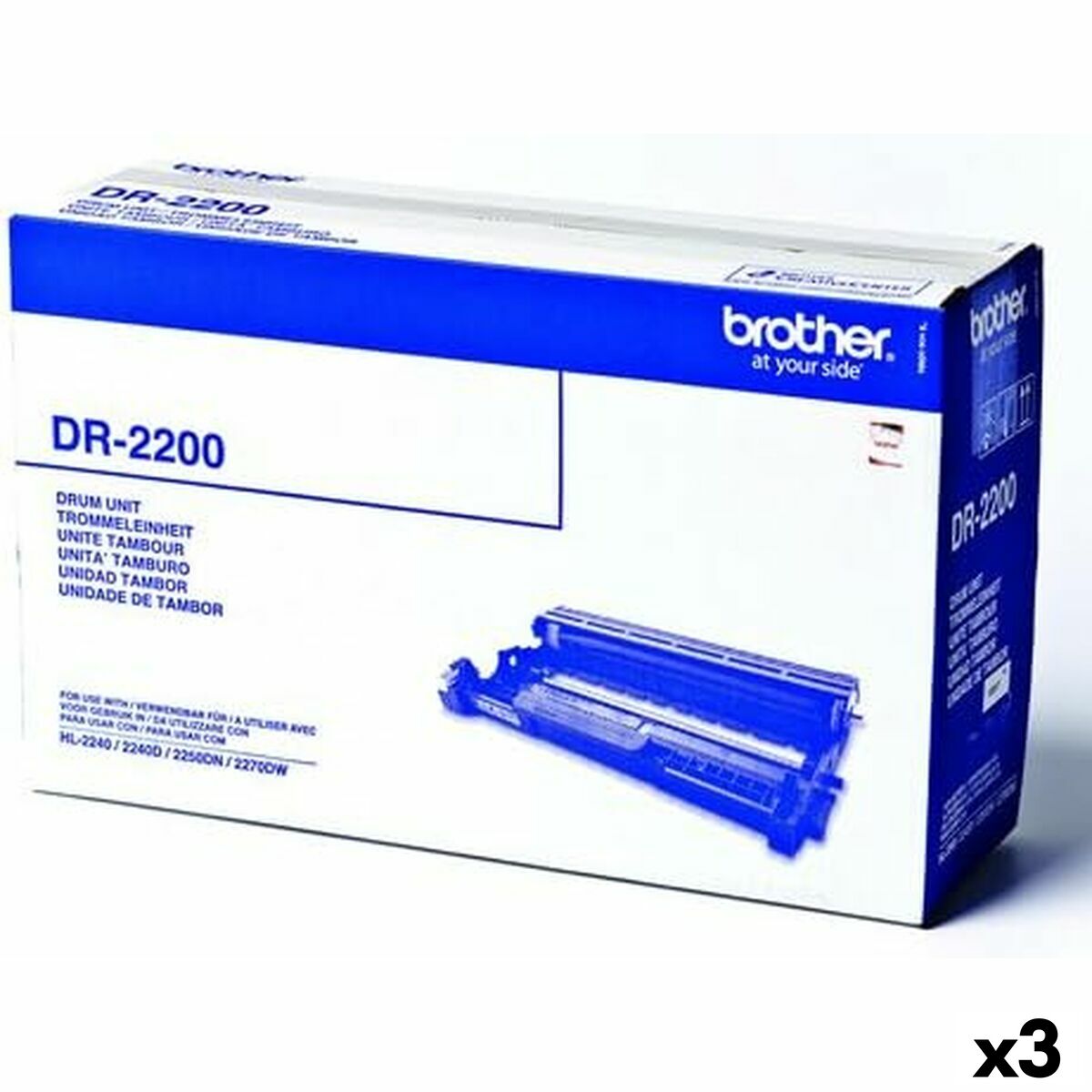 Immagine di Printer drum Brother DR2200 Black (3 Units)