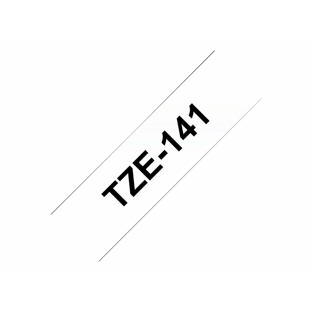 Kép Laminated Tape for Labelling Machines Brother TZE-141 Black/White 18mm