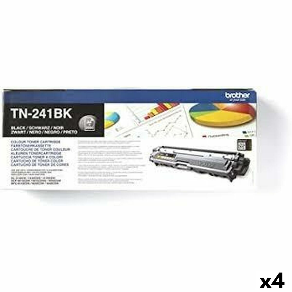 Original Toner Brother HL3140CW HL3150CDW DCP9020CDW DCP91010 Sort (4 enheder)