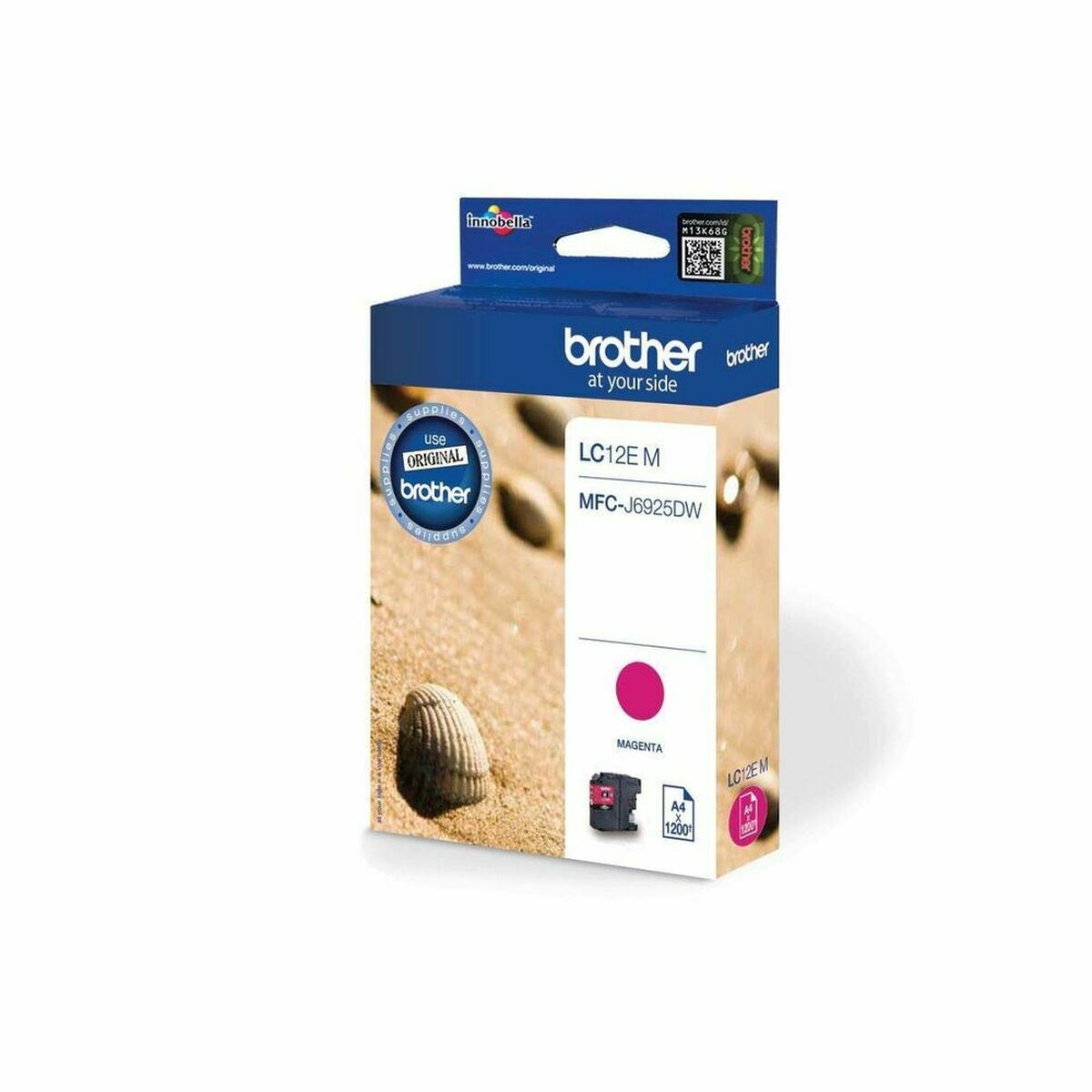 Afbeeldingen van Original Ink Cartridge Brother LC-12EM Magenta