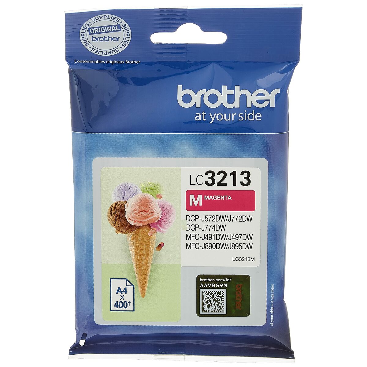 Afbeeldingen van Original Ink Cartridge Brother LC-3213M Magenta