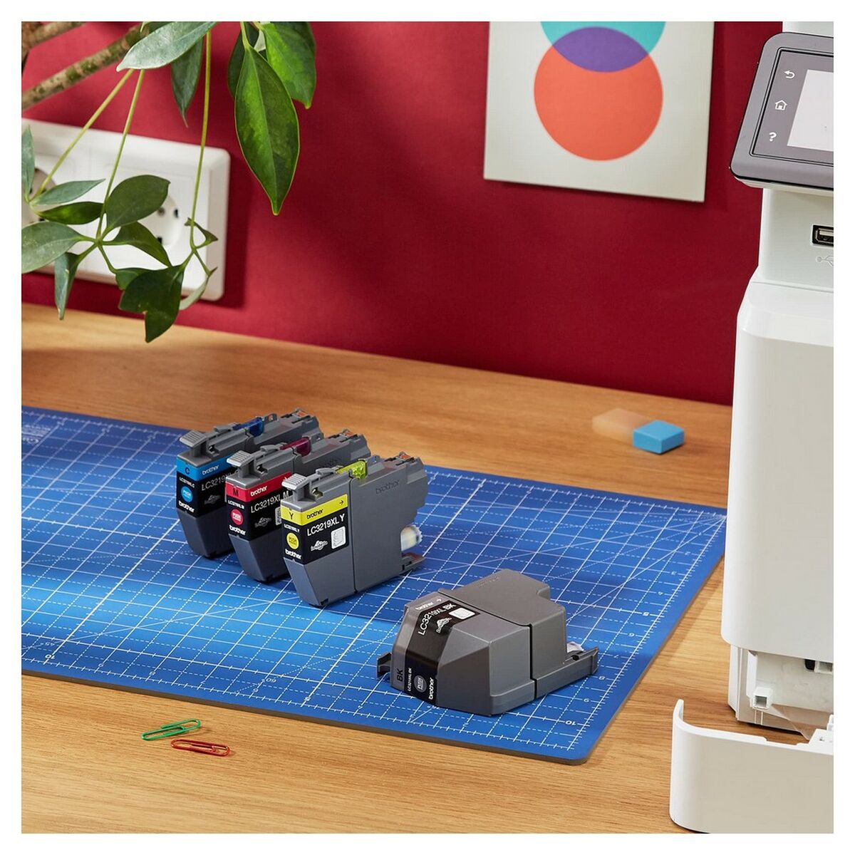 Picture of Compatible Ink Cartridge Brother LC3219XLVAL Yellow Black Multicolour Cyan Magenta