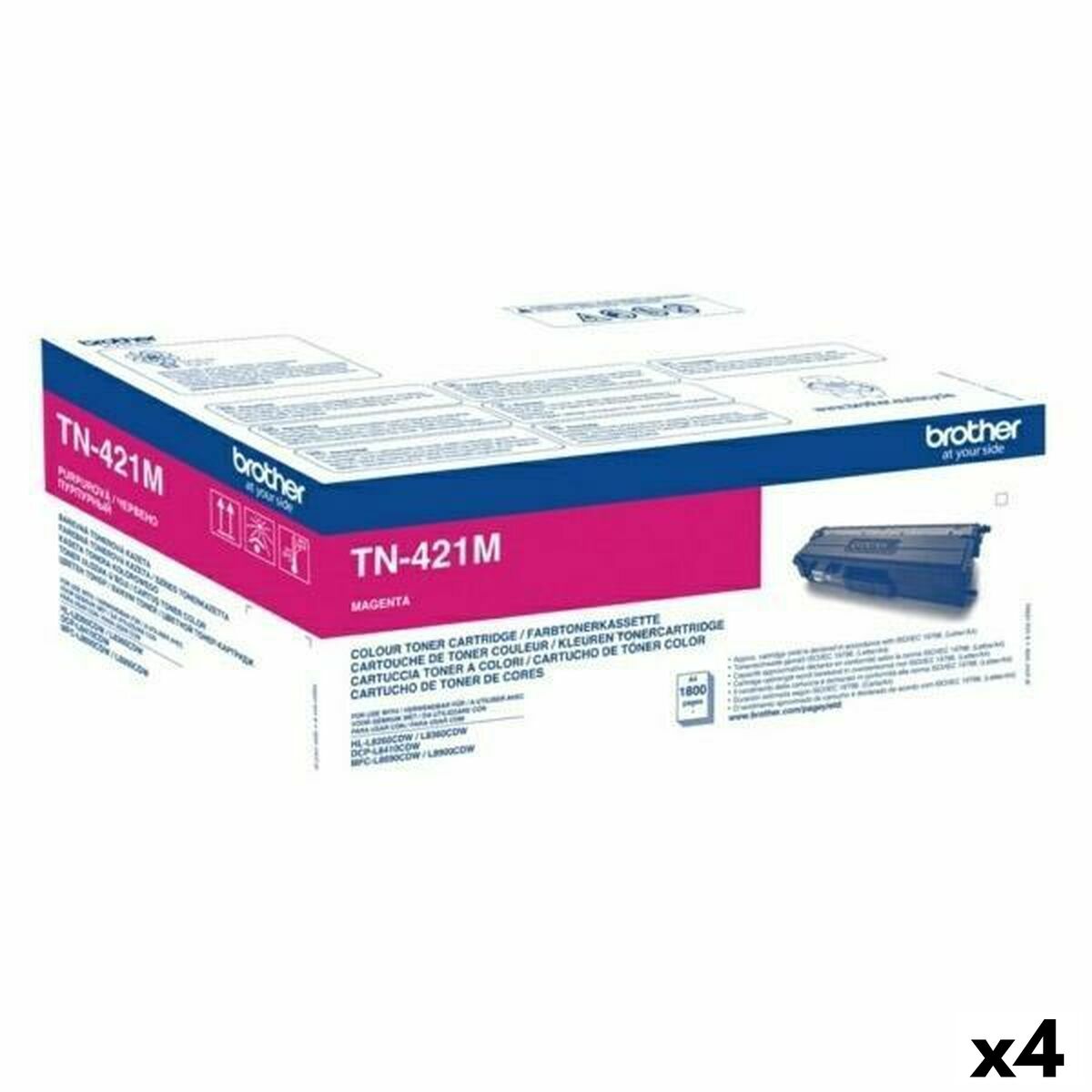Picture of Toner Brother TN421M Magenta (4 Units)