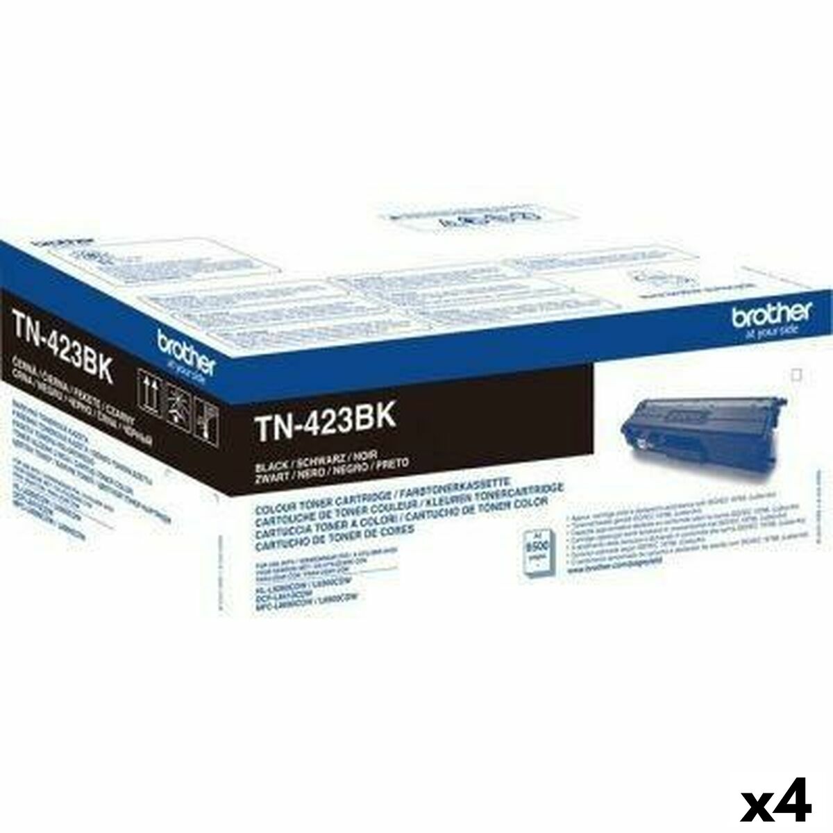 Picture of Toner Brother TN423BK Black (4 Units)