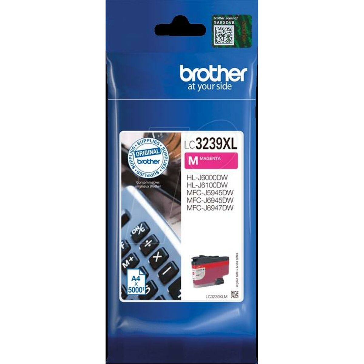 Afbeeldingen van Original Ink Cartridge Brother HLJ6000 / MFCJ5945 / MFCJ6945 Magenta (5 Units)