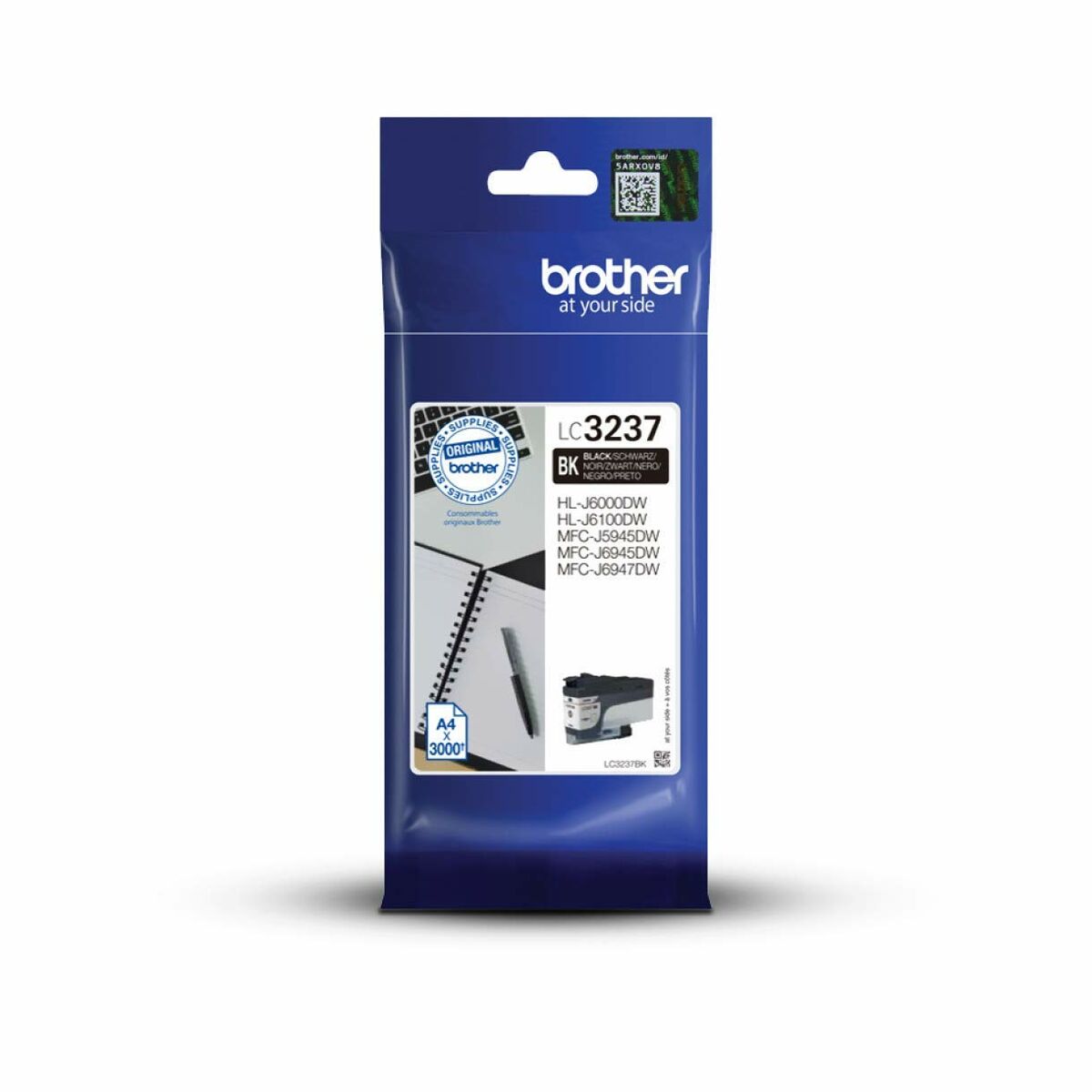 Afbeeldingen van Original Ink Cartridge Brother HLJ6000 / MFCJ5945 6945 Black (5 Units)