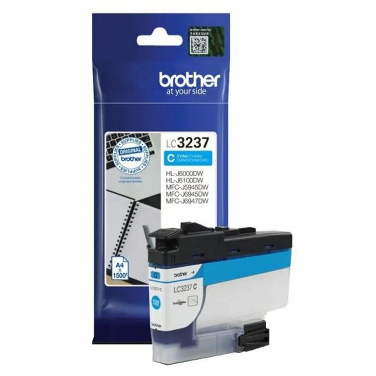Afbeeldingen van Original Ink Cartridge Brother LC-3237C Cyan