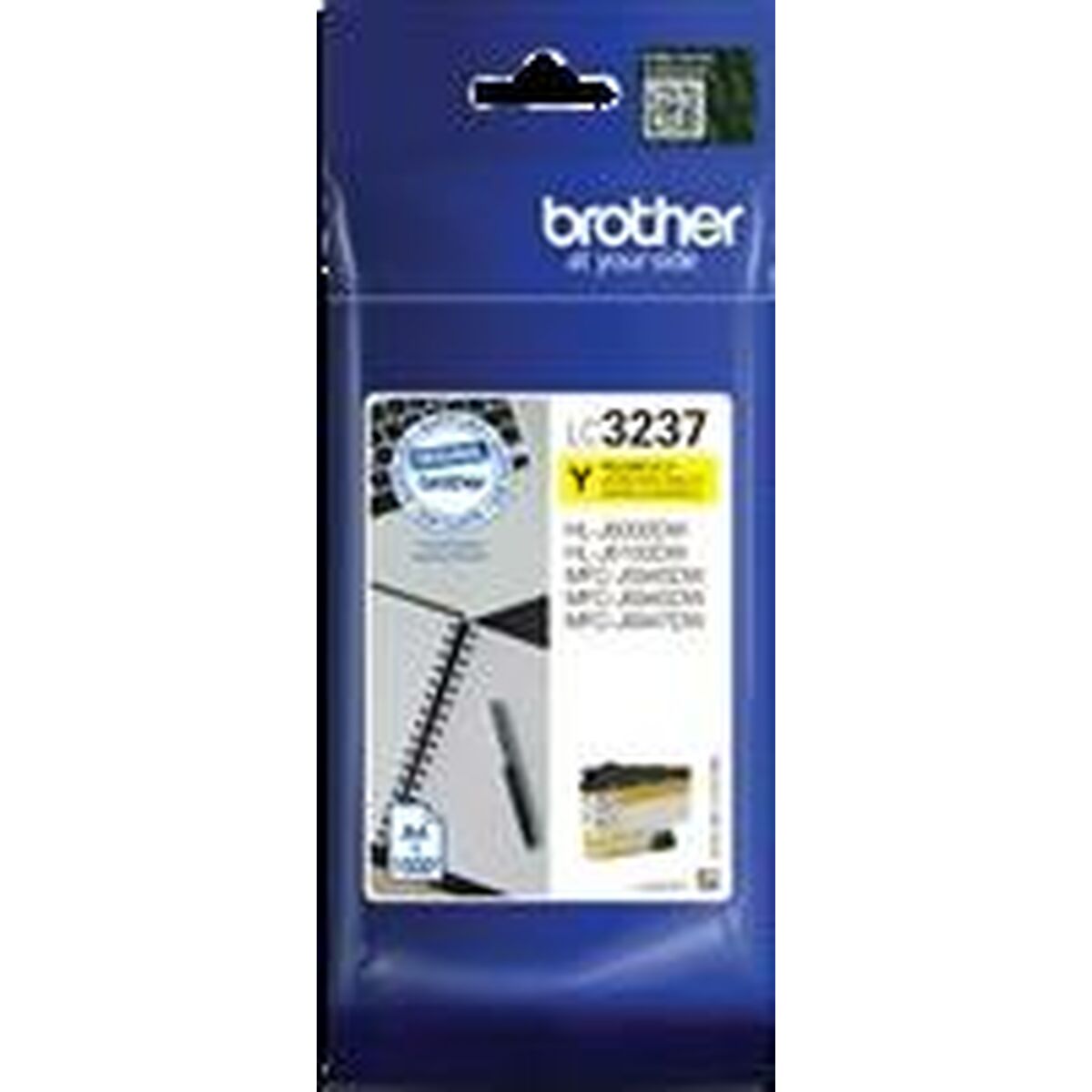 Afbeeldingen van Original Ink Cartridge Brother HLJ6000 / MFCJ5945, 6945 Yellow (5 Units)