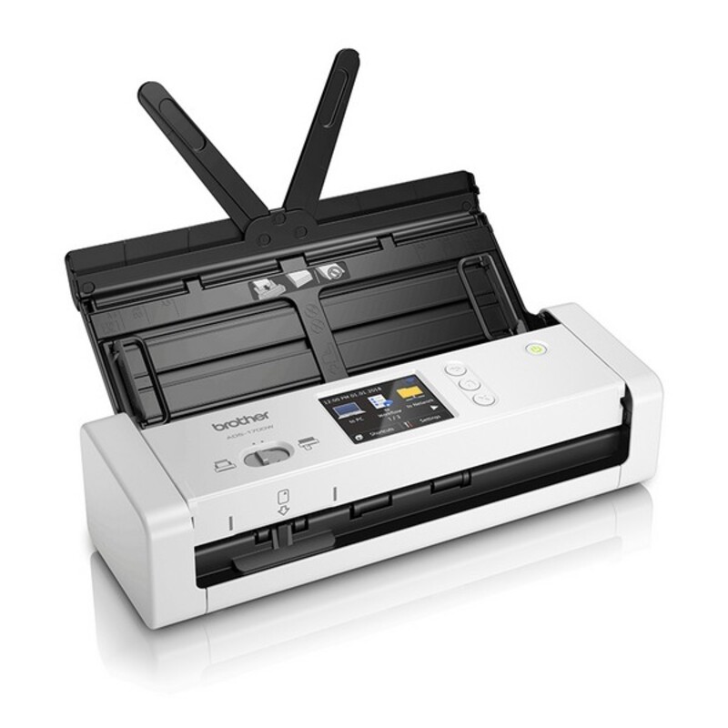 Escáner Portátil Dúplex Wifi Color Brother ADS-1700 7,5 ppm 1200 dpi Blanco