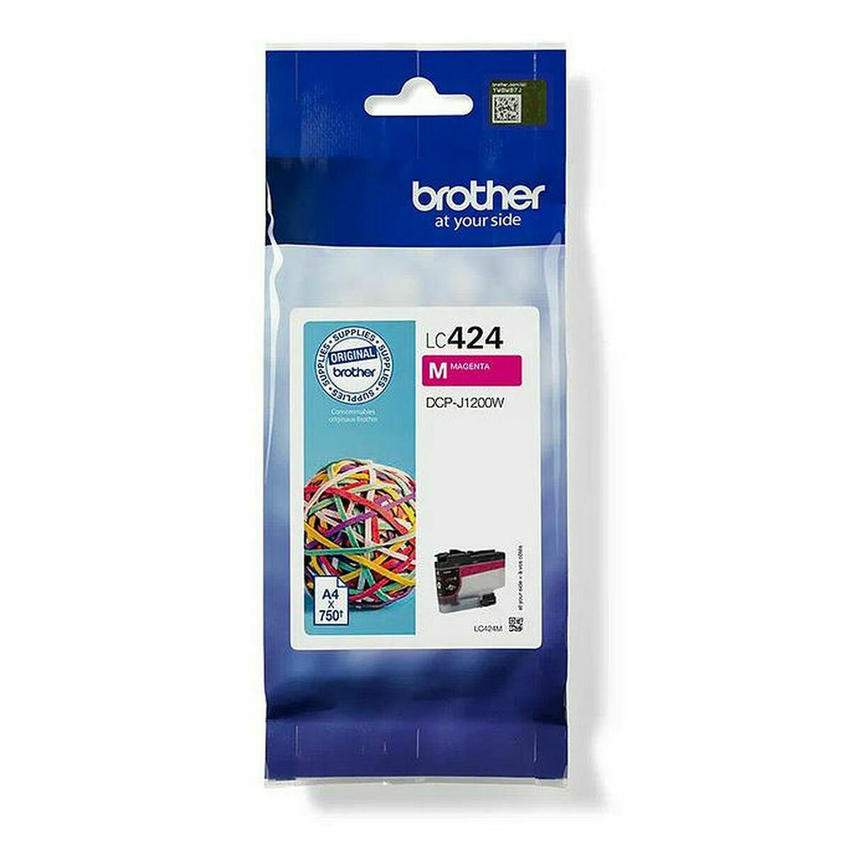 Afbeeldingen van Original Ink Cartridge Brother LC424M Magenta