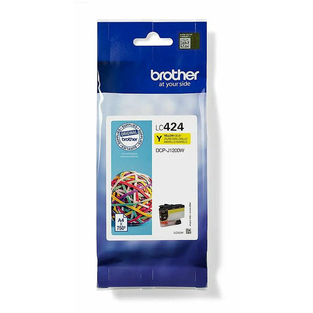 Compatible Ink Cartridge Brother ‎LC424Y Yellow