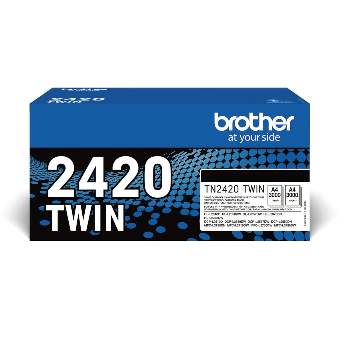 Picture of Original Ink Cartridge Brother TN2420TWIN Black