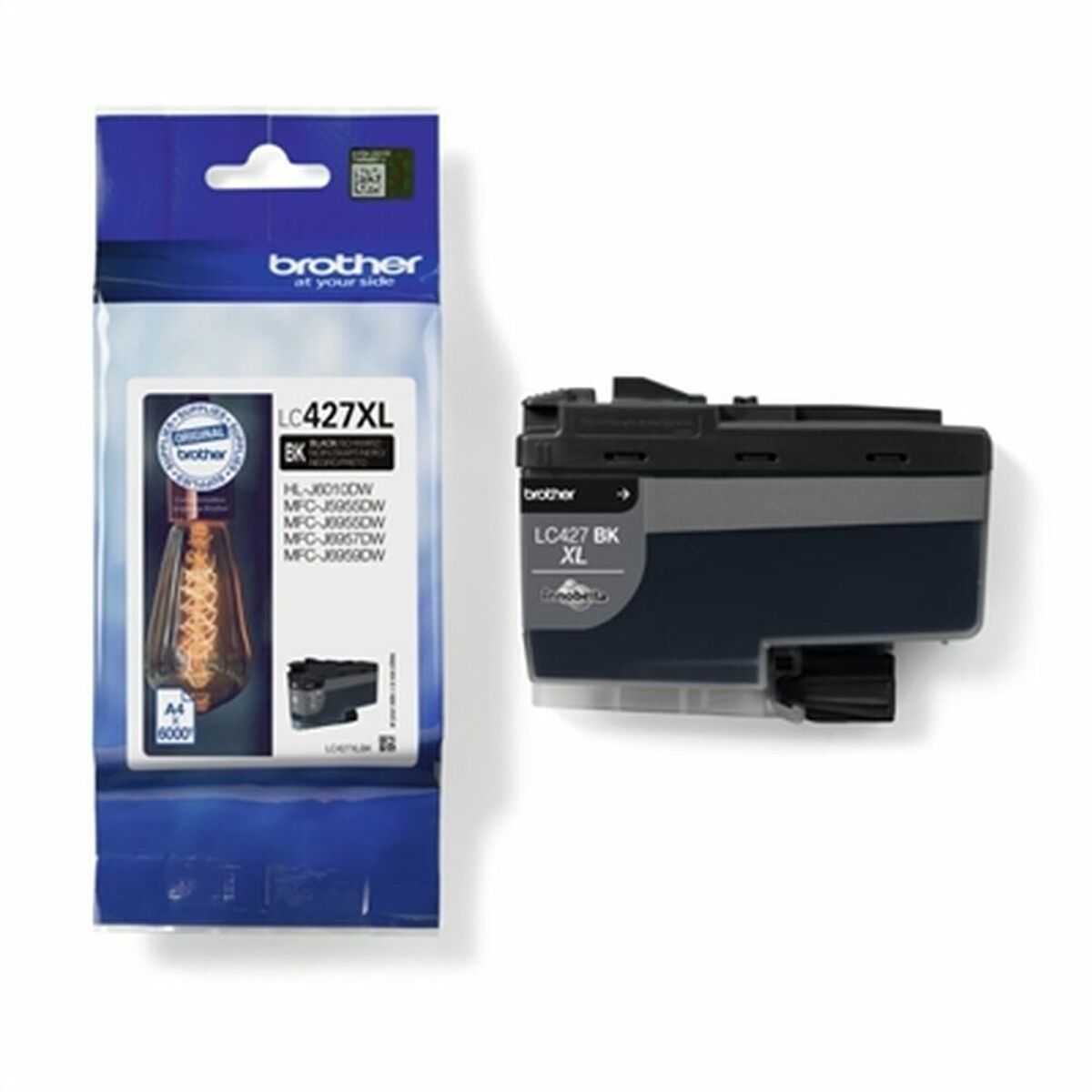 Afbeeldingen van Original Ink Cartridge Brother LC-427XLBK Black