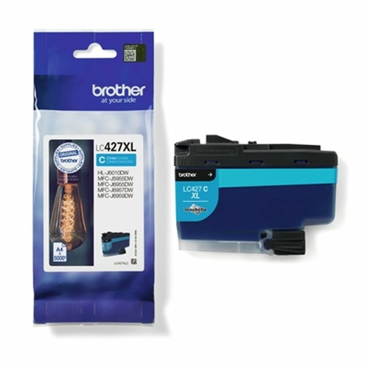 Picture of Original Ink Cartridge Brother LC427XLC Cyan
