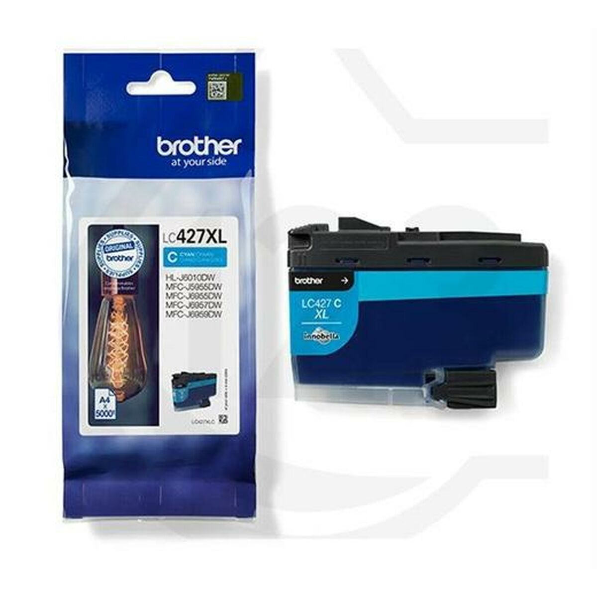 Picture of Original Ink Cartridge Brother LC427XL Cyan (5 Units)