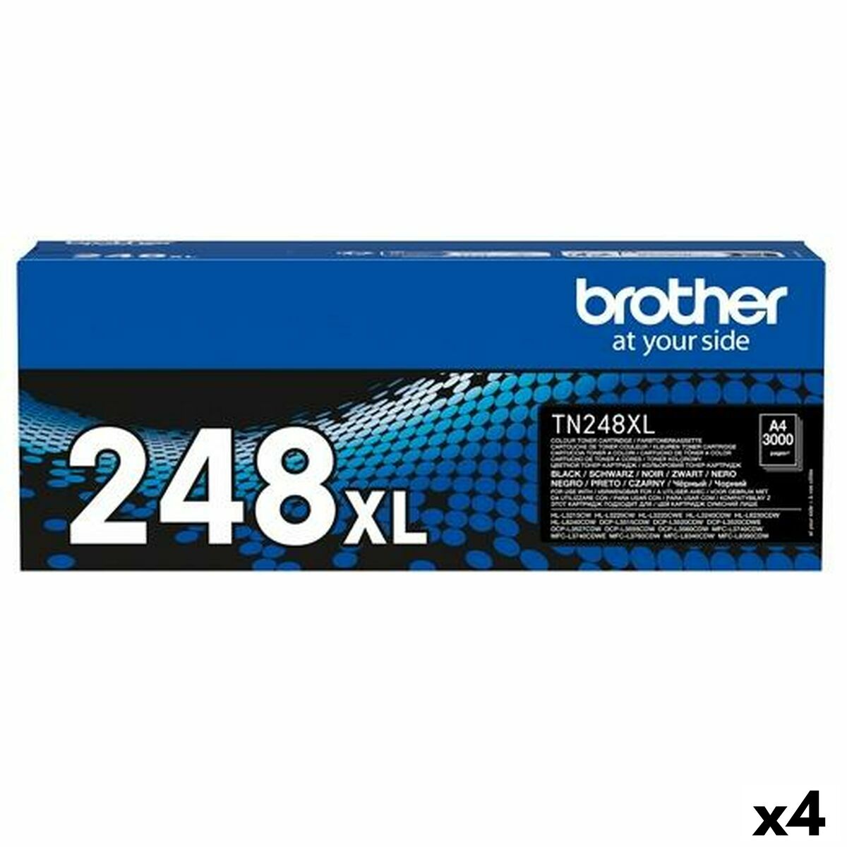 Toner Brother HLL3220CW, 3240CDW, DCPL3520CDW, 3560CDW, MFCL3740CDW, 3760CDW, HLL8230CDW, 8240CDW, MFCL8340CDW, 8390CDW Noir (4)