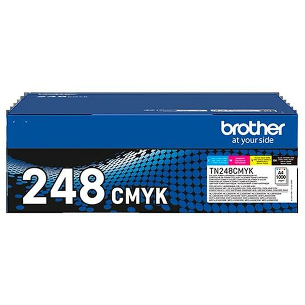 Picture of Toner Brother TN248 Yellow Blue Black Magenta (2 Units)