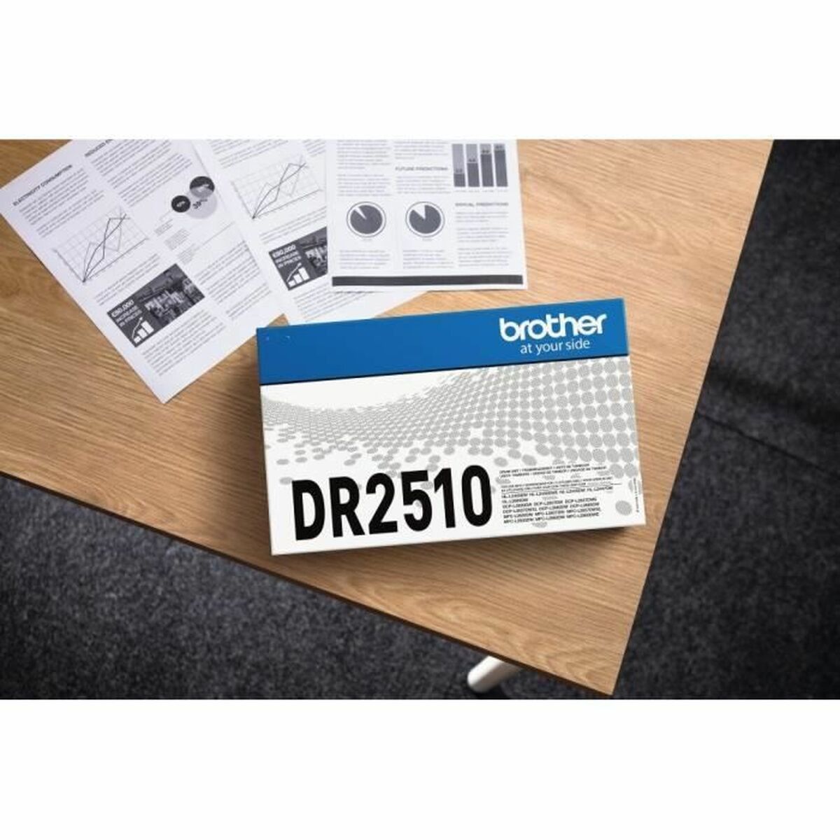 Afbeeldingen van Printer drum Brother DR-2510 Black