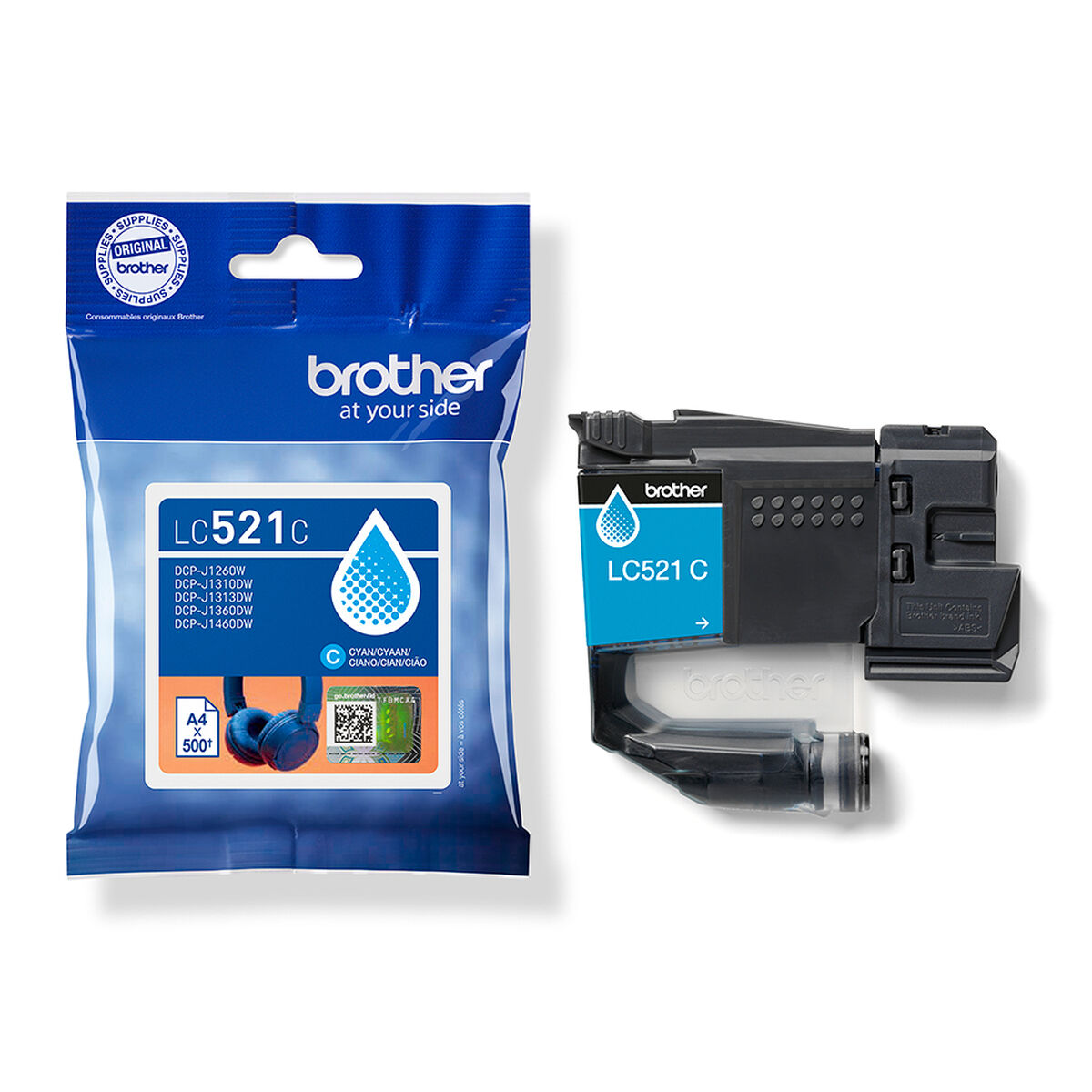 Bild von Original Ink Cartridge Brother LC521C Cyan