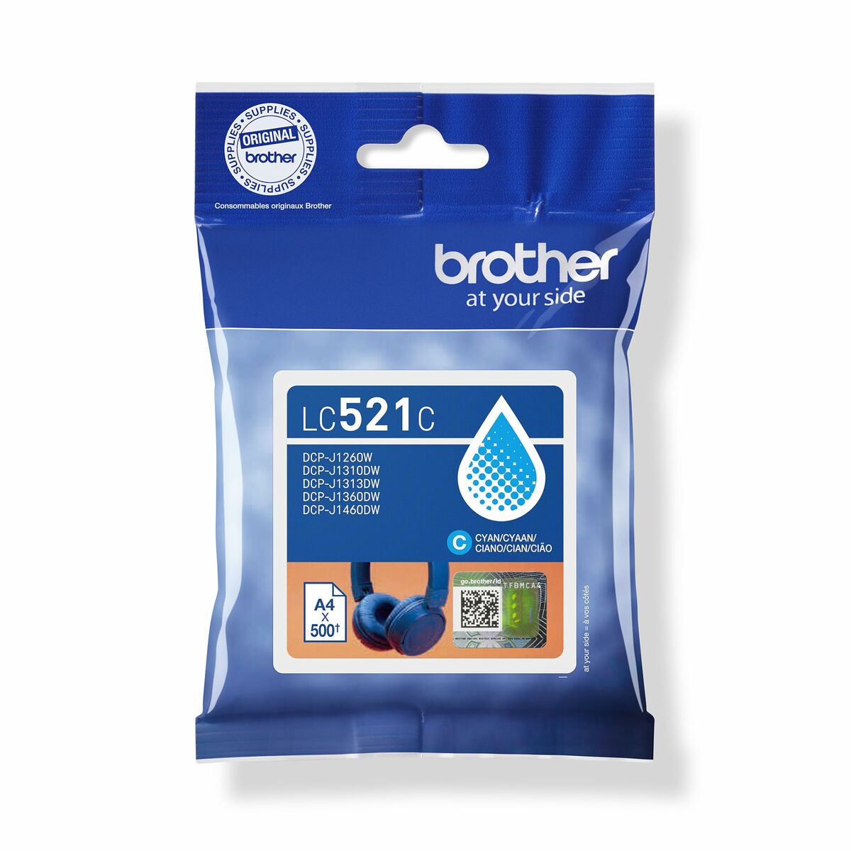 Bild von Original Ink Cartridge Brother LC521C Cyan