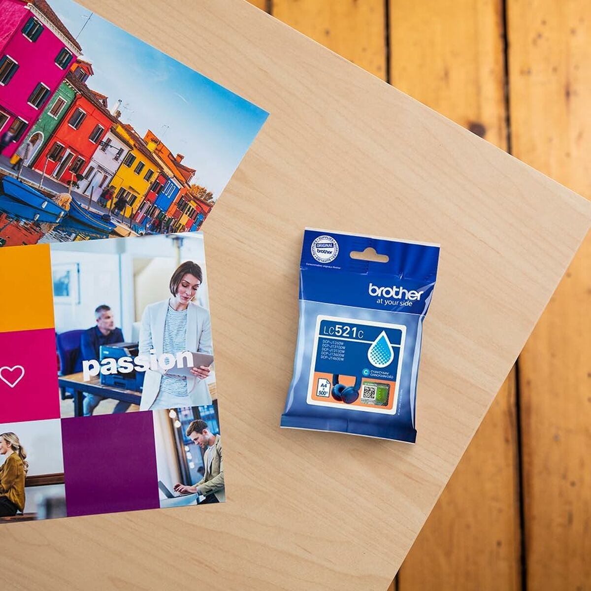 Bild von Original Ink Cartridge Brother LC521C Cyan