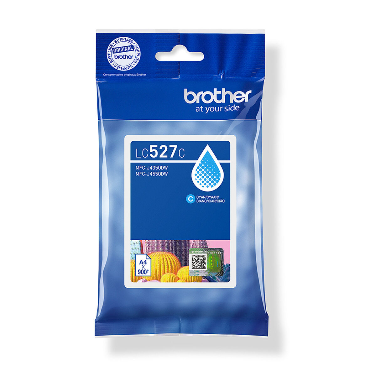 Cartouche d'encre originale Brother LC527C Multicouleur Cyan