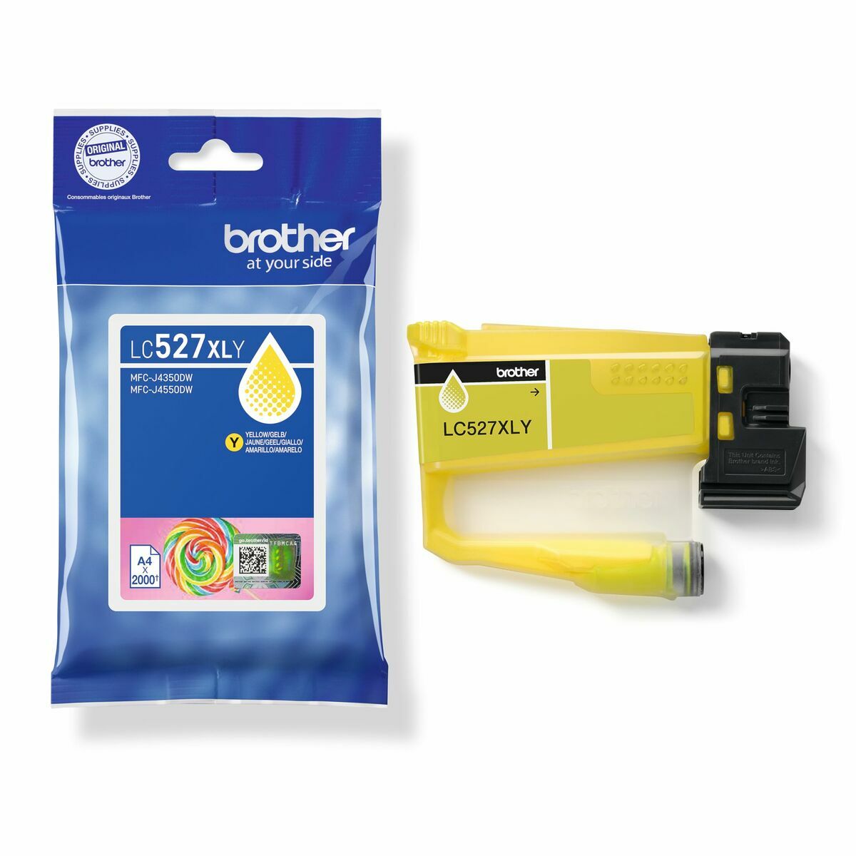 Image de Original Ink Cartridge Brother LC527XLY Yellow