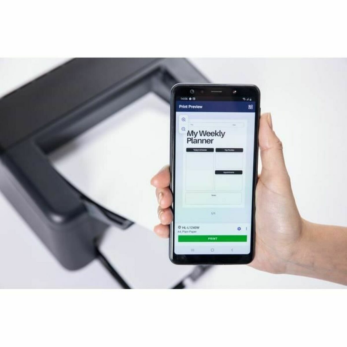 Picture of Monochrome Laser Printer Brother HLL1240WRE1