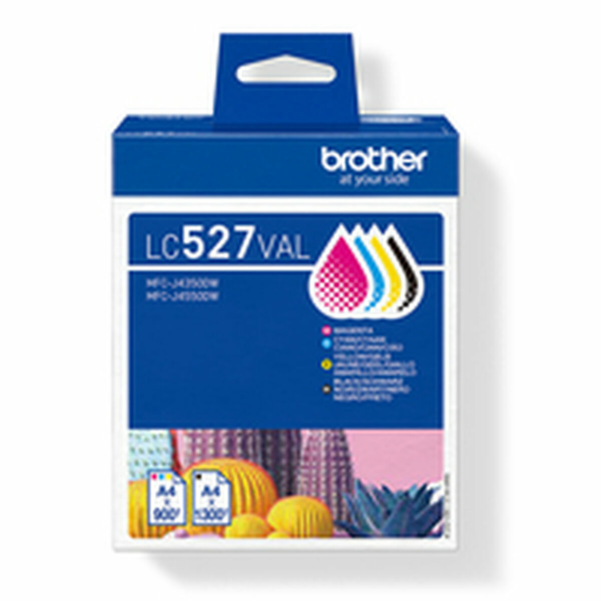 Image secondaire de Cartouche d'encre originale Brother LC527VAL Multicouleur (4 Unités)