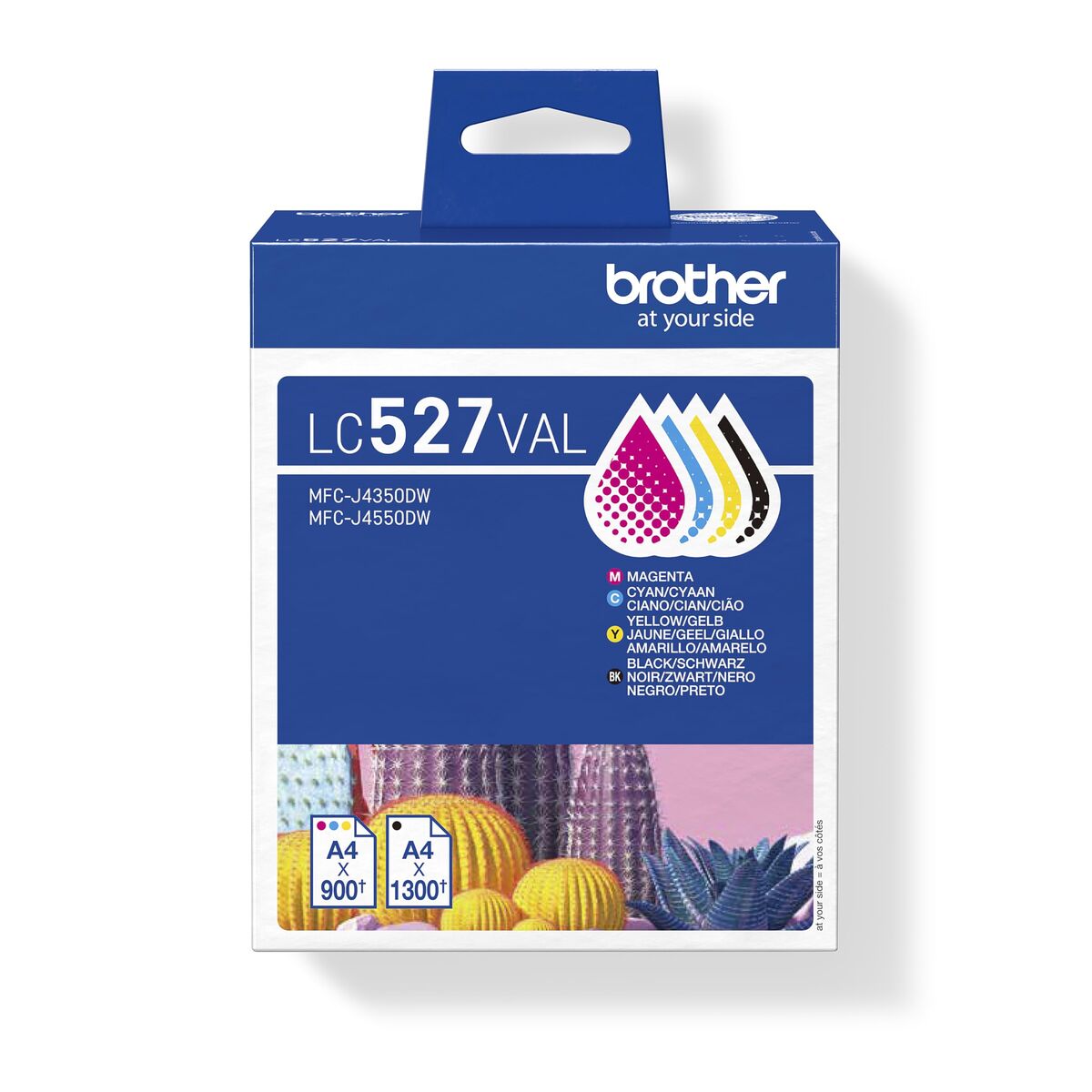 Bild von Original Ink Cartridge Brother LC527VAL Yellow Multicolour (4 Units)