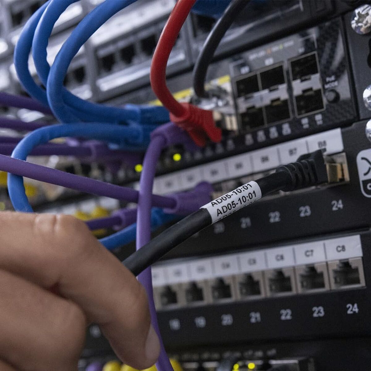 Picture of Thermal Printer Brother PTE920BTZ1 Black Orange