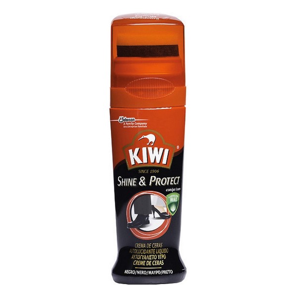 Shoe polish Shine  & Protect Kiwi Black (75 ml)
