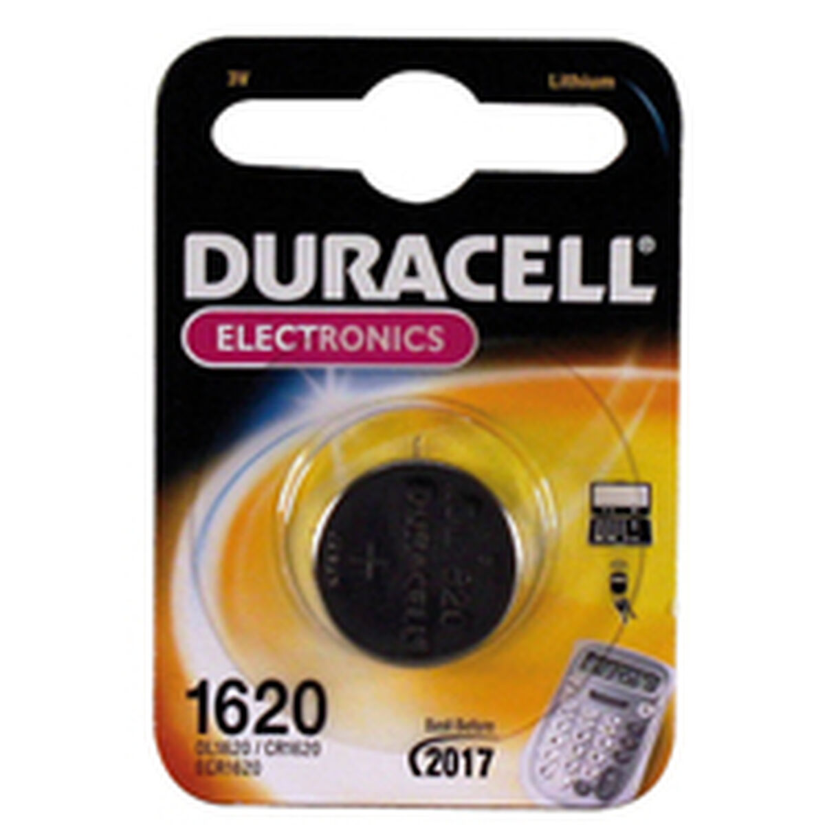 Lithium Button Cell Battery DURACELL DL1620 3 V (10 Units)