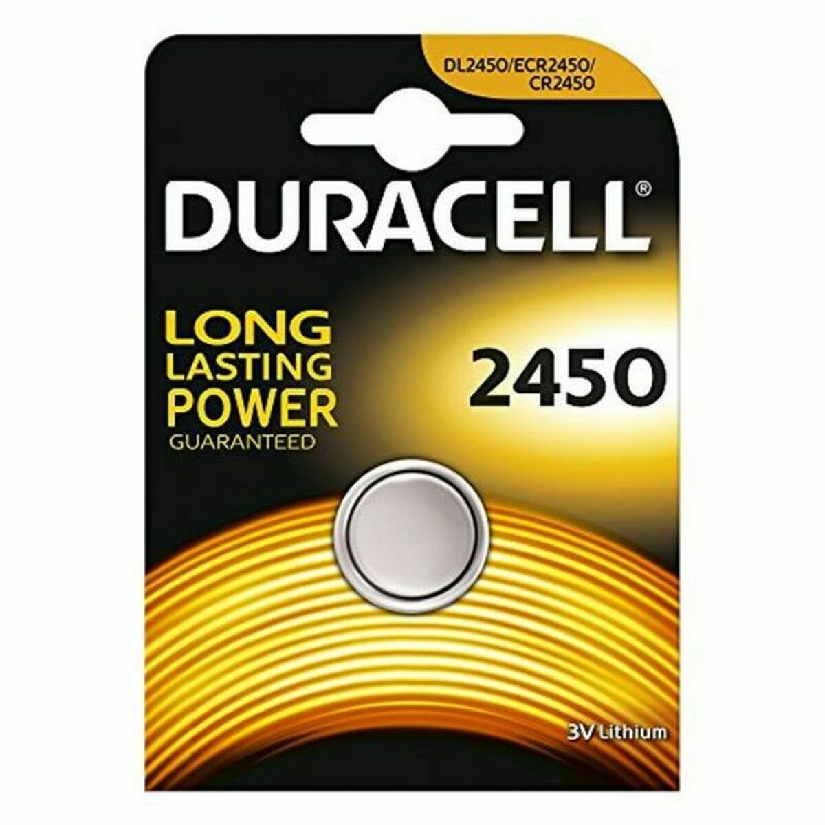 Afbeeldingen van Lithium Button Cell Battery DURACELL Duracell 2450 3 V