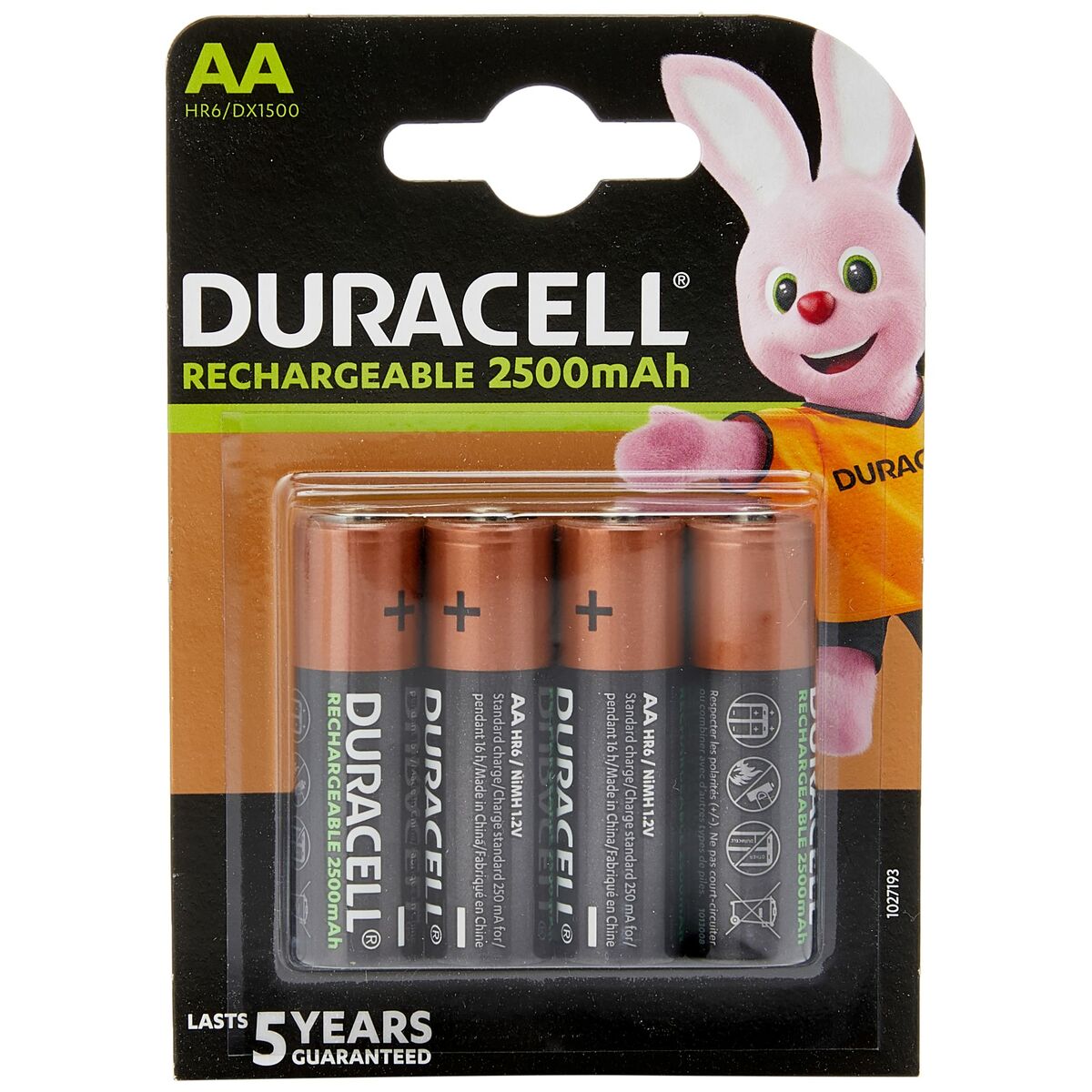 Oplaadbare Batterijen DURACELL HR06 1,5 V